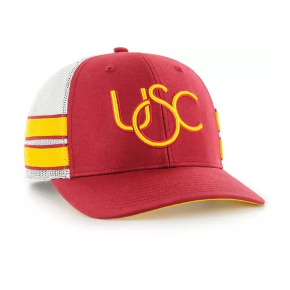 *NWT* USC TROJANS '47 Brand "TRUCKER" Vintage Logo NCAA Snapback Hat (OSFM) - Picture 3 of 6
